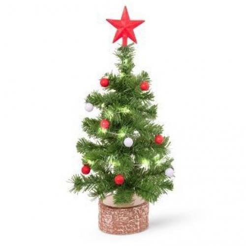 Our Generation Merry & Bright Holiday Tree with Lights for 18 Dolls