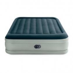 Intex Elevated 18 Premium Comfort Queen Air Mattress with Internal Pump
