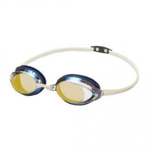 Speedo Adult Record Breaker Goggles - Peacoat/clear/gold