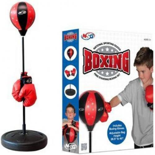 Adjustable free standing boxing set