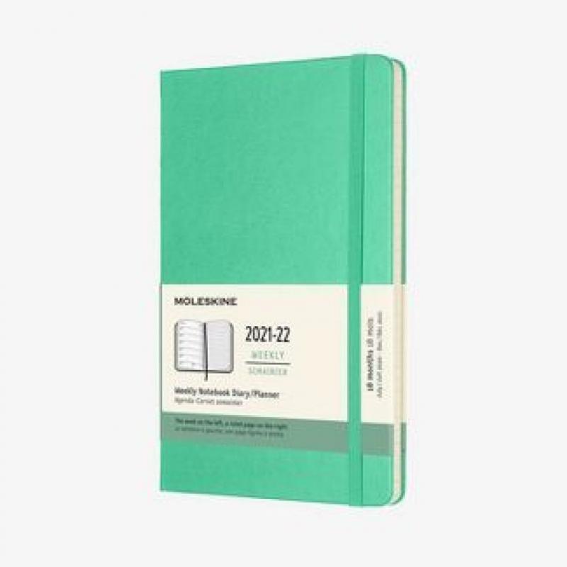 2021-22 Academic 18 Month Planner 5 x 8.25 Weekly Large New Color - Moleskine