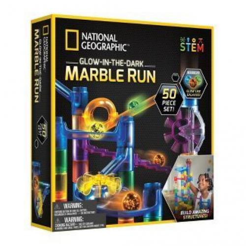 Glow-in-the-Dark Marble Run - 50pc