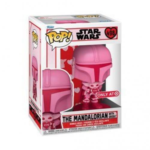 Funko Pop! Star Wars: Valentines - The Mandalorian With Grogu