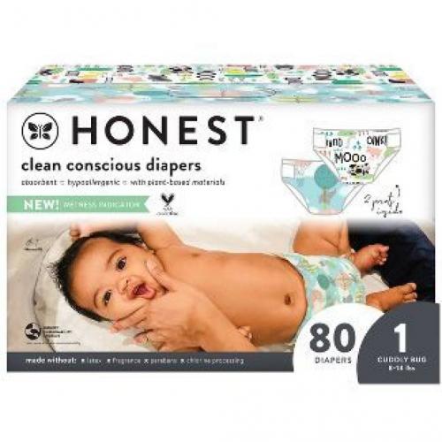 Disposable Diapers Above It All & Barnyard Babies - Size 1 - 80ct