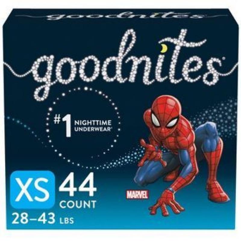 Boys' Nighttime Bedwetting Underwear - XS - 44ct