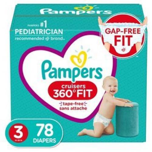 Pampers Cruisers 360 Diapers Super Pack - Size 3 - 78ct each