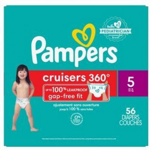 Cruisers 360 Diapers Super Pack - Size 5 - 56ct