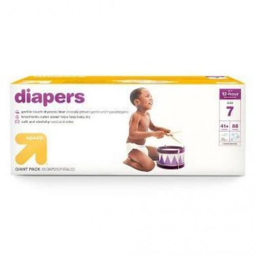 Diapers Giant Pack Size 7 - 88ct -Up & Up
