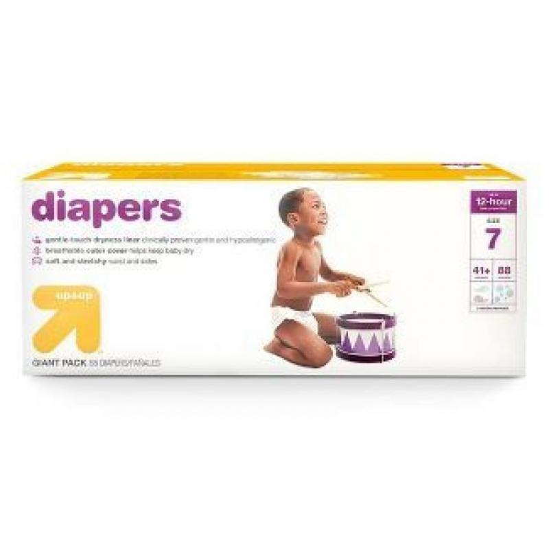 Diapers Giant Pack Size 7 - 88ct -Up & Up