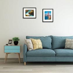 Picture frames (2) 19.25x19.25 Color Black