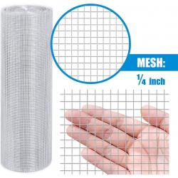 2'x115' welded chicken wire mesh w/ gloves