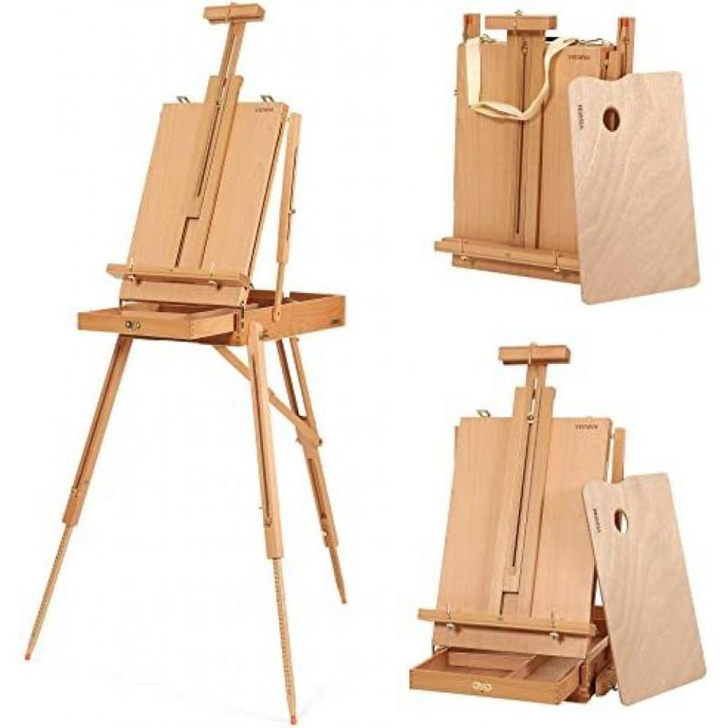 French style easel- Beech & pine wood