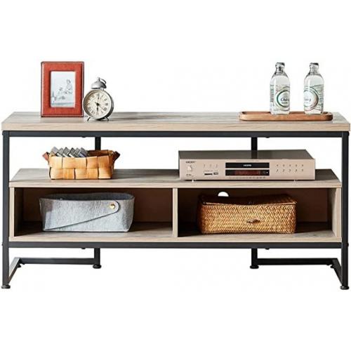 TV Stand with 3 Tier Open Storage Shelves