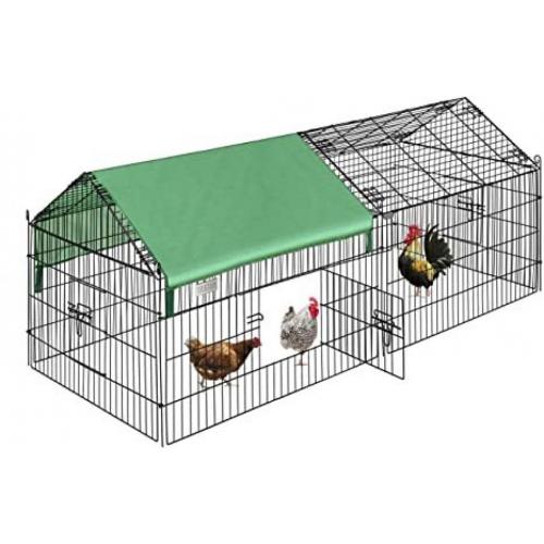 Enclosed Chicken Coop w/ Sunproof Cover