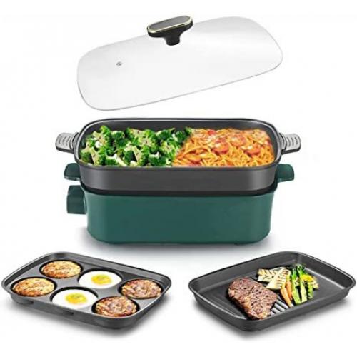 Aewhale Multifunctional Cooking Pot +2 Additional Griddle Pans