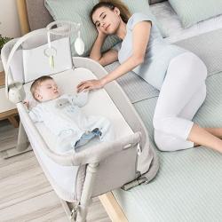 Baby Bassinet,RONBEI Bedside Sleeper Baby Bed Cribs,Baby Bed to Bed, Newborn