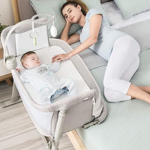 Baby Bassinet,RONBEI Bedside Sleeper Baby Bed Cribs,Baby Bed to Bed, Newborn