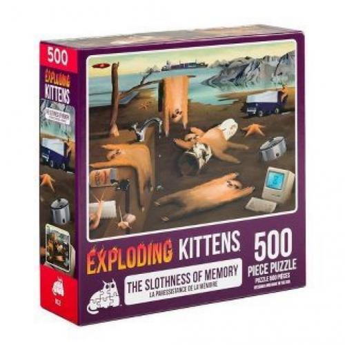 Exploding Kittens Slothness of Memory Jigsaw Puzzle - 500pc (Please be advised that sets may be missing pieces or otherwise incomplete.)