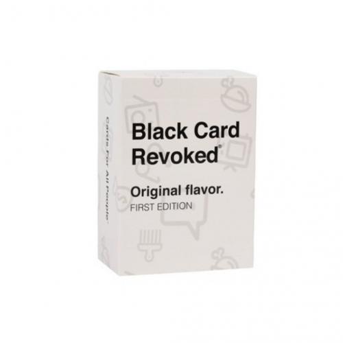Original flavor. First edition black card revoked