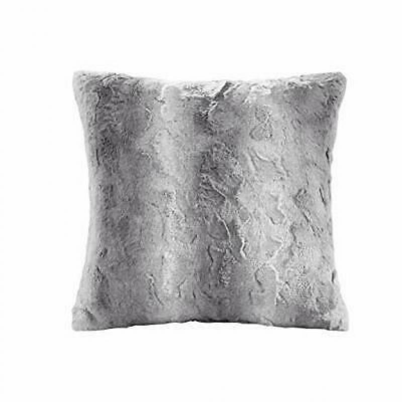 20x20 Oversize Marselle Faux Fur Square Throw Pillow - Madison Park