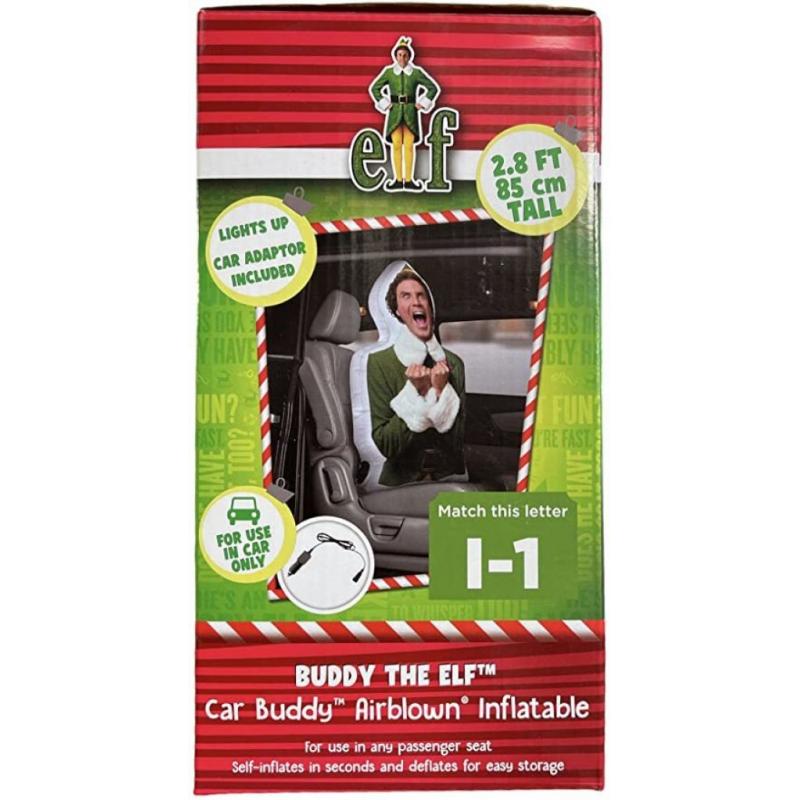 Buddy The Elf Airblown Inflatable, Car Buddy by Gemmy