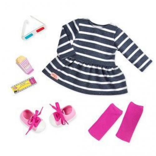 Our Generation Regular Movie Night Outfit for 18 Dolls - Theatre Threads