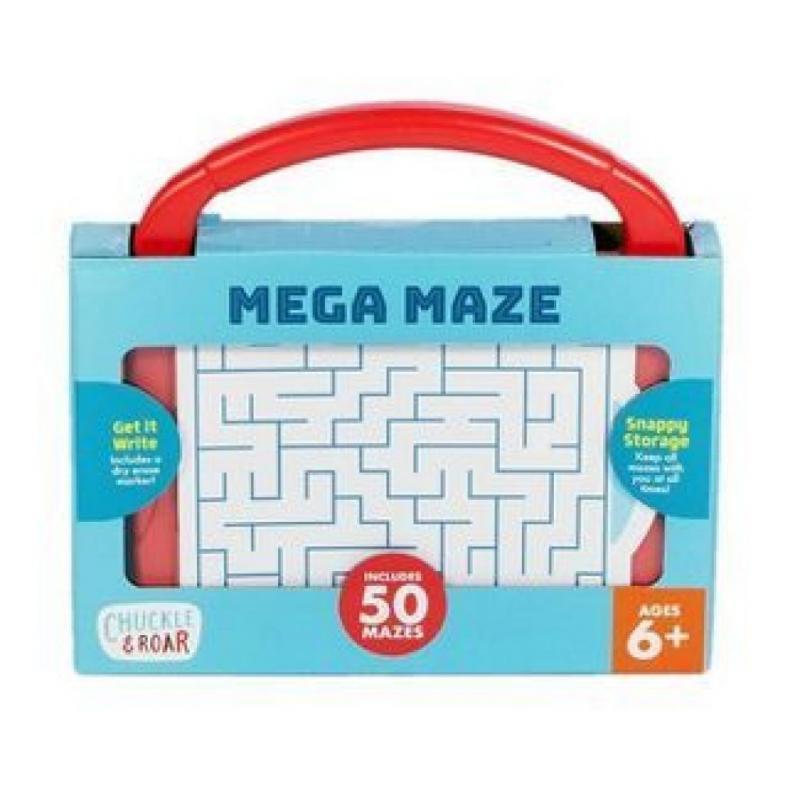 Chuckle & Roar Mega Maze - Portable Travel Mazes,