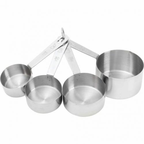 Chef's Secret 4pc Stainless Steel Measuring Cup Set