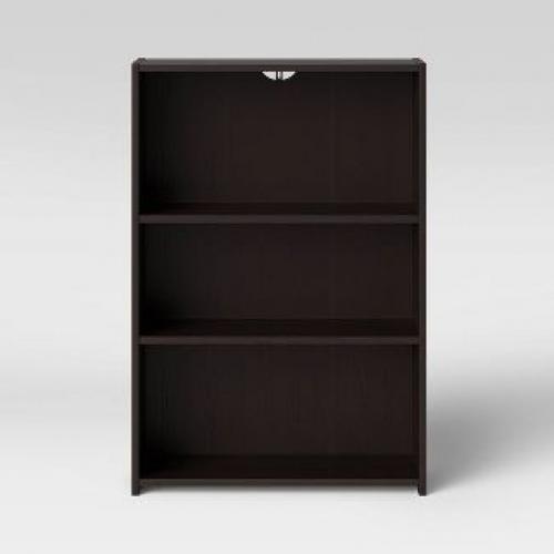 3 Shelf Bookcase Espresso Brown - Room Essentials