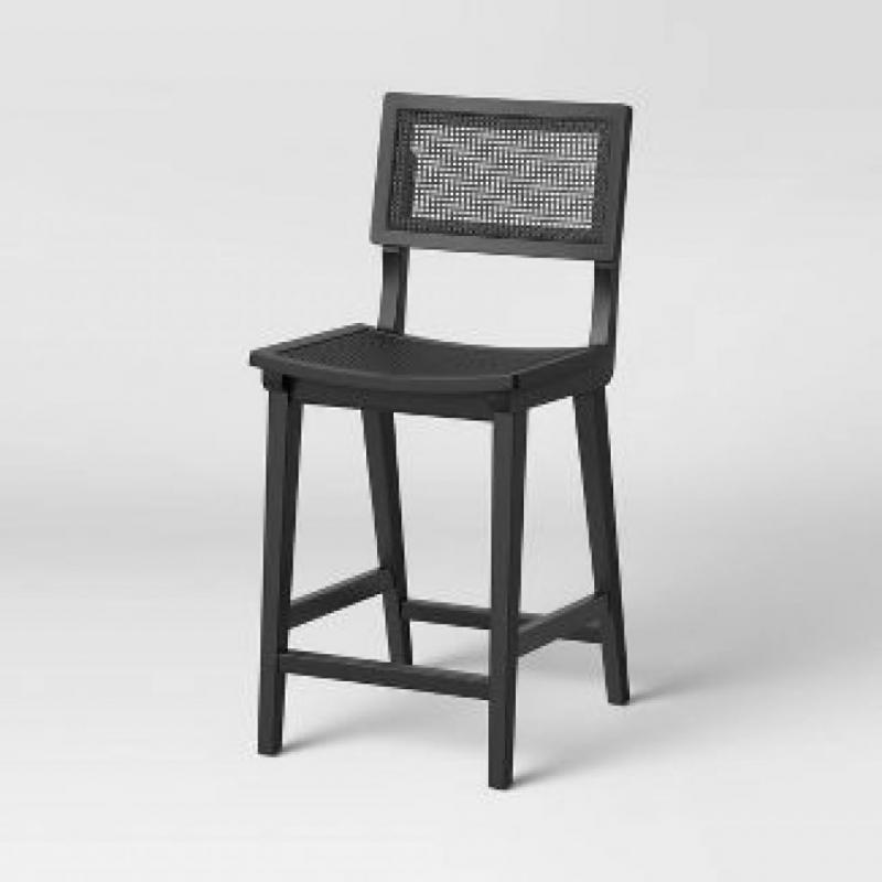 Project 62 Tormod backed cane counter stool