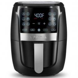 5qt 12-Function Guided Cook Digital Air Fryer - Black