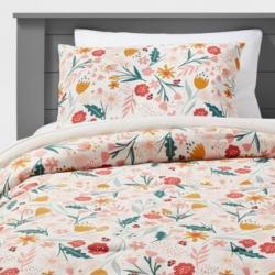 Twin Floral Garden Cotton Comforter Set - Pillowfort