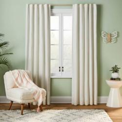 Pillowfort 99.9% Blackout Curtain White