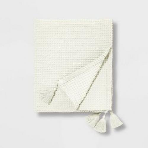 Pillowfort Waffle Reversible Throw Blanket