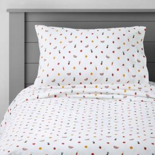 Full Fruit Cotton Sheet Set - Pillowfort (Please be advised that sets may be missing pieces or otherwise incomplete.)