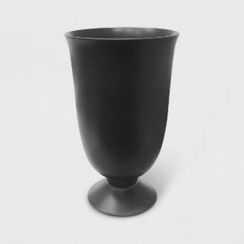 23 Recycled Urn Planter Black - Smith & Hawken