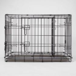 Wire Collapsible Dog Crate - XS/S - Black - Boots & Barkley