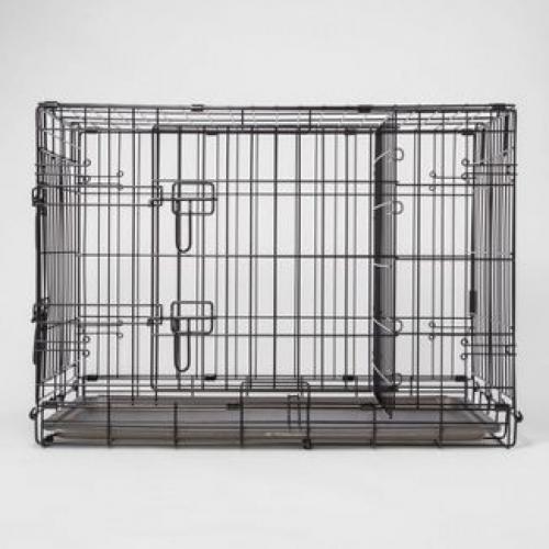 Wire Collapsible Dog Crate - XS/S - Black - Boots & Barkley