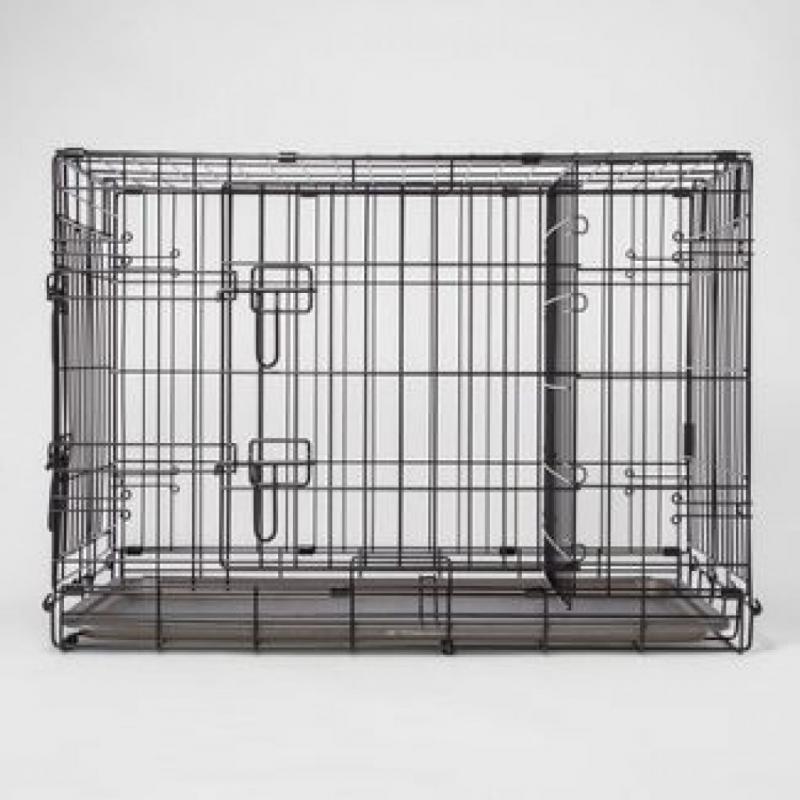 Wire Collapsible Dog Crate - XS/S - Black - Boots & Barkley