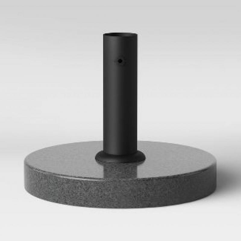 Granite Umbrella Base - Black - Threshold