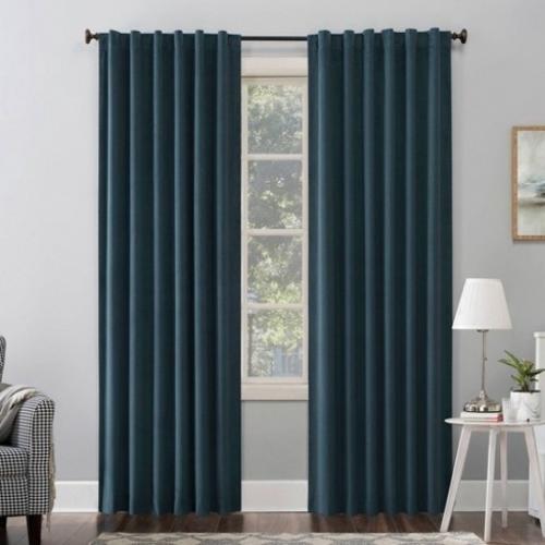 84x50 Amherst Velvet Noise Reducing Thermal Extreme 100% Blackout Teal