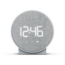 Round Time Table Clock Gray