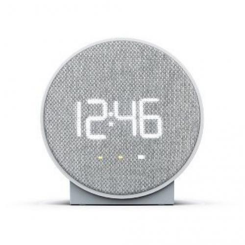 Round Time Table Clock Gray