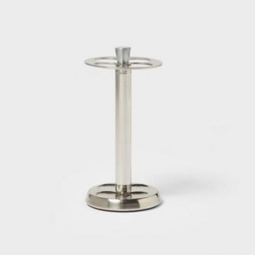 Brushed Stainless Steel Toothbrush Holder