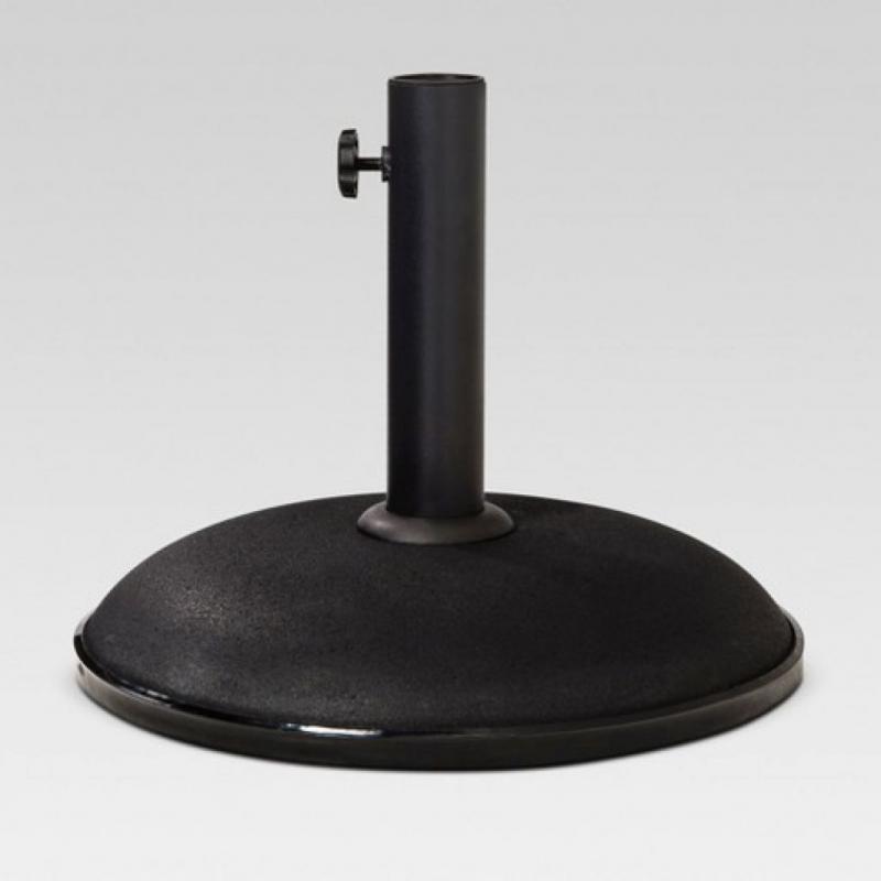 Concrete Umbrella Base Black