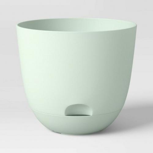 12 Indoor/Outdoor Self-Watering Planter Mint Green - Room Essentials