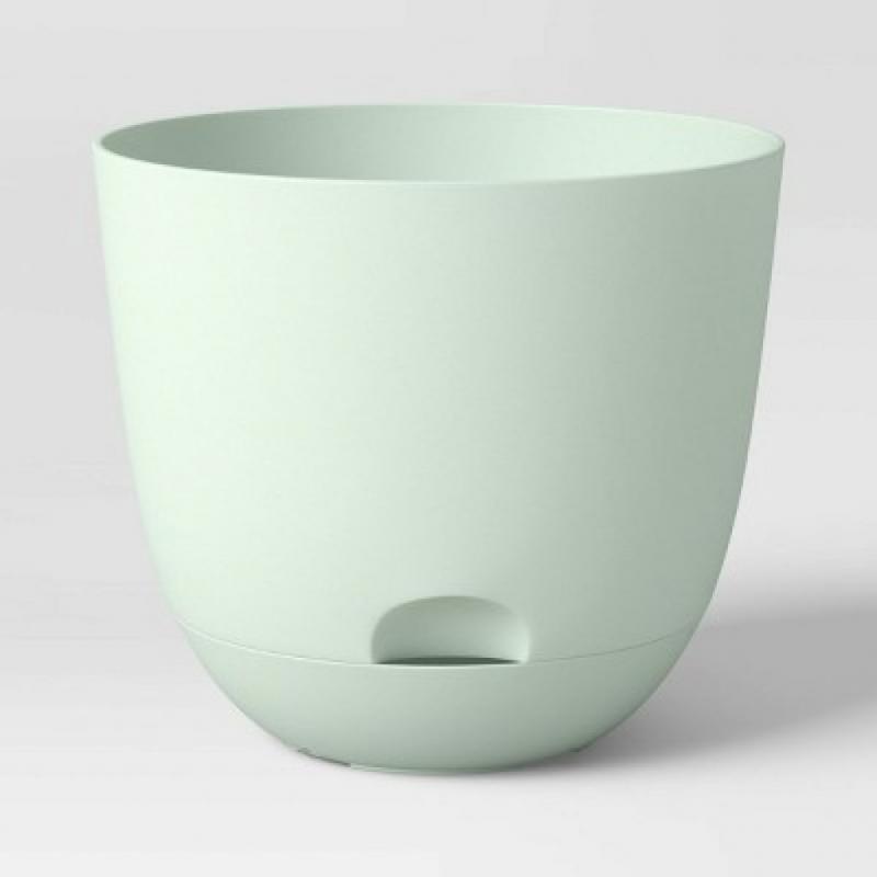 12 Indoor/Outdoor Self-Watering Planter Mint Green - Room Essentials