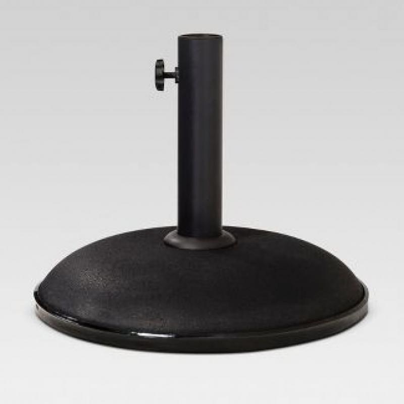 Concrete Umbrella Base Black - Threshold