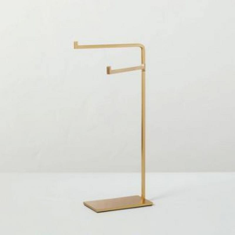 Brass towel stand