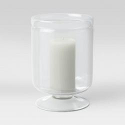 11 x 7.8 Glass Hurricane Candle Holder